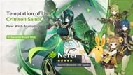 Nefer banner and 4-star characters (Image via HoYoverse)